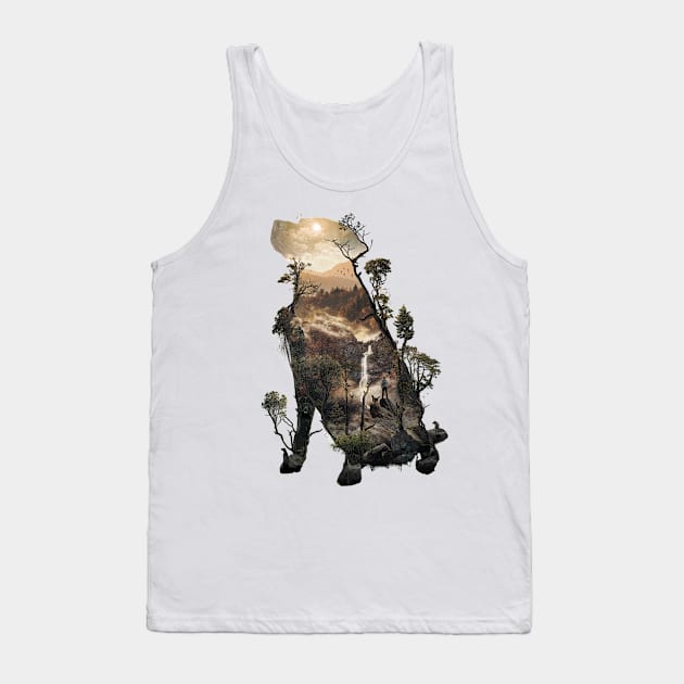 Black Lab Tank Top by barrettbiggers